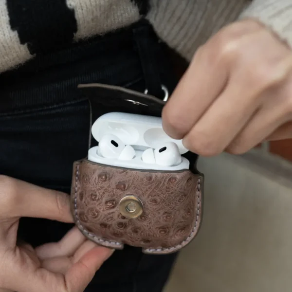 Melvin & Hamilton Lederwaren·Airpods Case | Airpod Case^Buddy Grijs