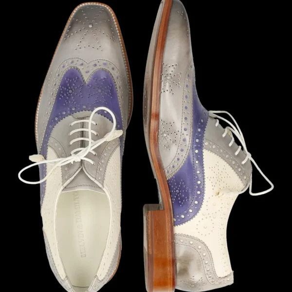 Melvin & Hamilton Oxfords^Jeff 28 Blauw