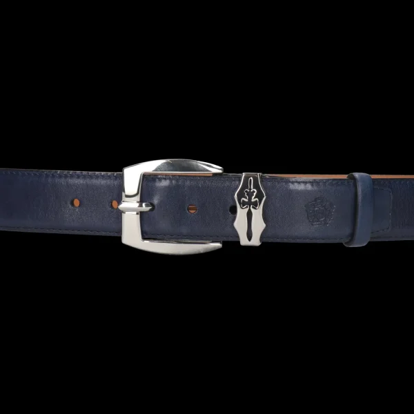 Melvin & Hamilton Lederwaren·Riemen | Riemen^Larry 1 Blauw