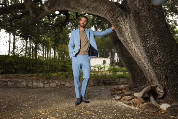 Melvin & Hamilton Oxfords^Lewis 61 Blauw