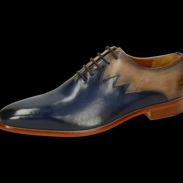 Melvin & Hamilton Oxfords^Lewis 59 Blauw