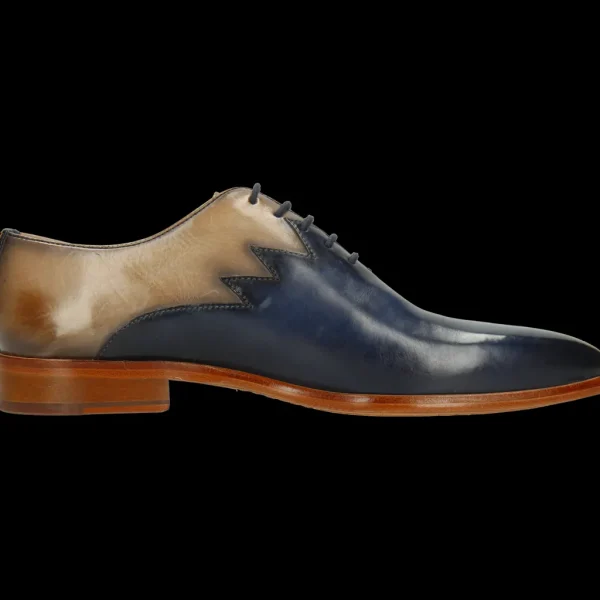 Melvin & Hamilton Oxfords^Lewis 59 Blauw