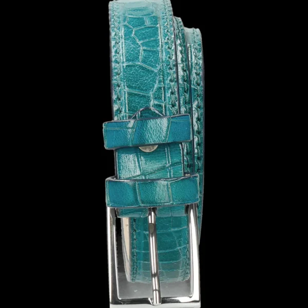 Melvin & Hamilton Lederwaren·Riemen | Riemen^Linda 1 Turquoise