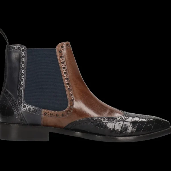 Melvin & Hamilton Enkellaarzen^Martin 5 Blauw