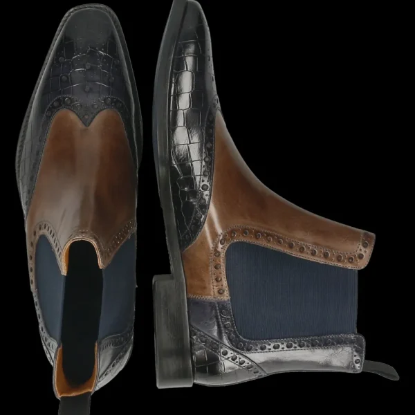 Melvin & Hamilton Enkellaarzen^Martin 5 Blauw