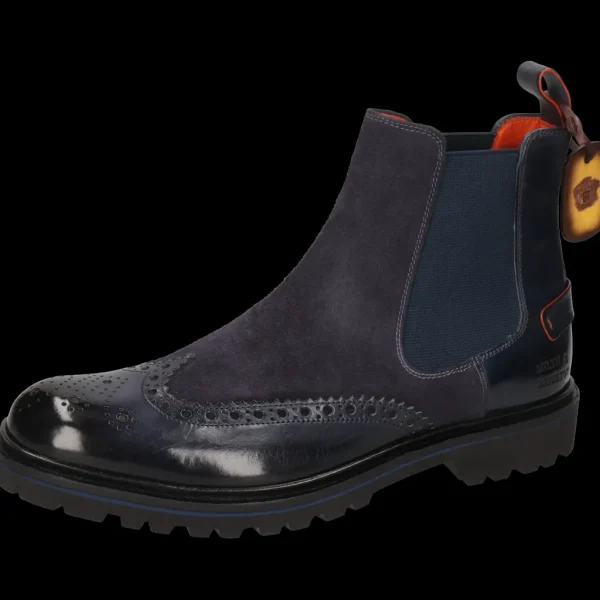 Melvin & Hamilton Enkellaarzen^Pierce 26 Blauw