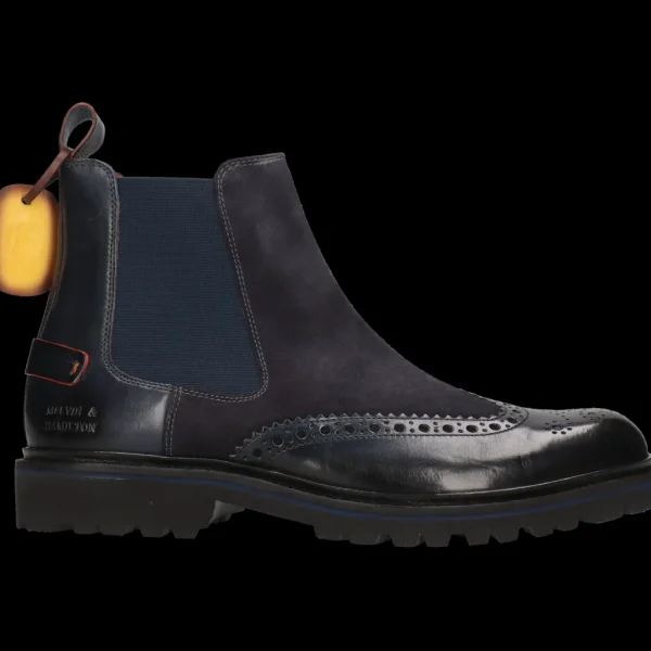Melvin & Hamilton Enkellaarzen^Pierce 26 Blauw