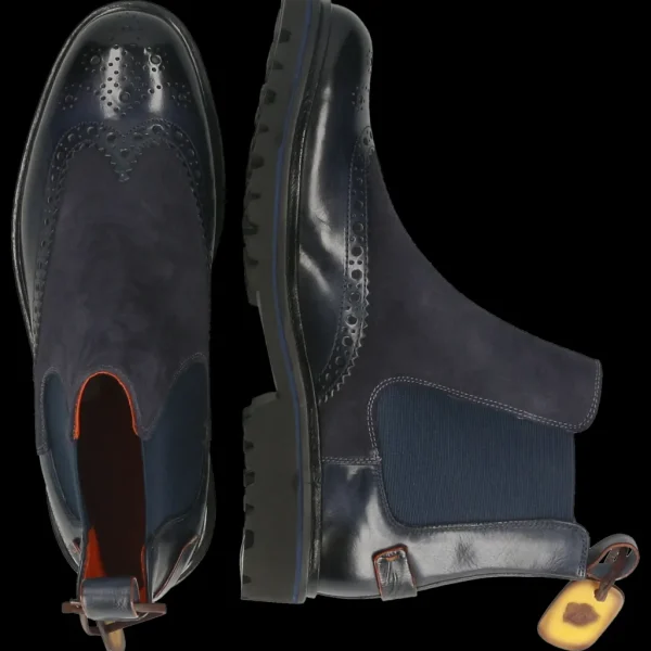 Melvin & Hamilton Enkellaarzen^Pierce 26 Blauw