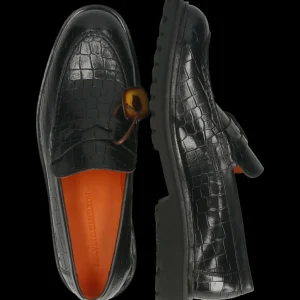 Melvin & Hamilton Loafers^Pierce 9 Zwart