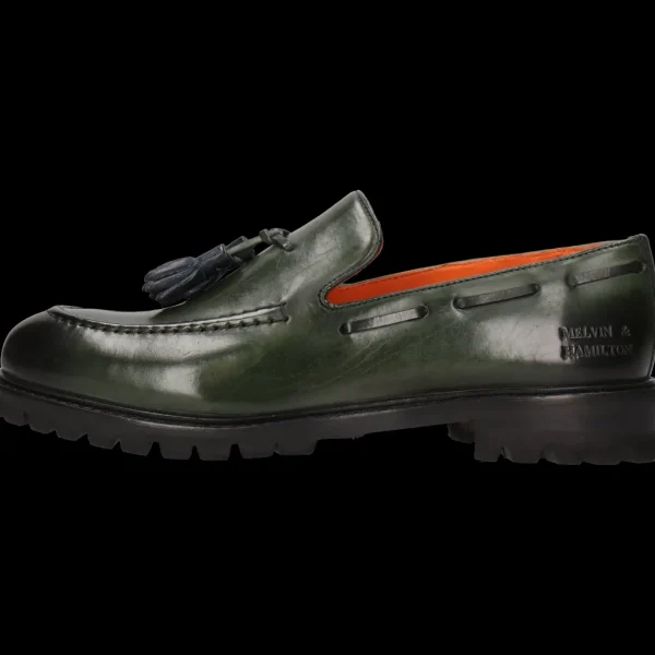 Melvin & Hamilton Loafers^Regine 2 Groen