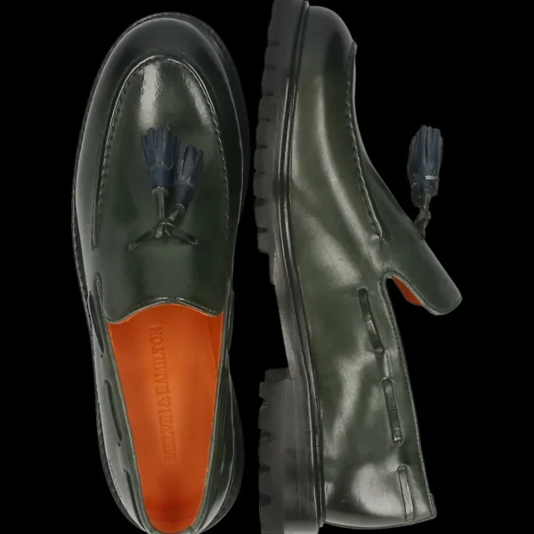 Melvin & Hamilton Loafers^Regine 2 Groen