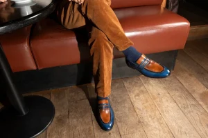 Melvin & Hamilton Loafers^Santo 4 Blauw