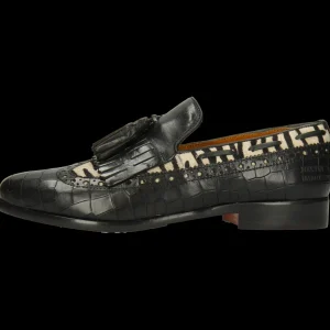 Melvin & Hamilton Loafers^Selina 3 Zwart