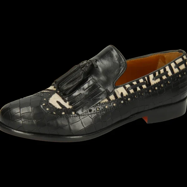 Melvin & Hamilton Loafers^Selina 3 Zwart