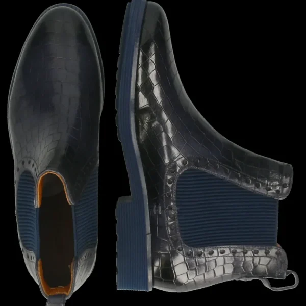 Melvin & Hamilton Enkellaarzen^Selina 42 Blauw