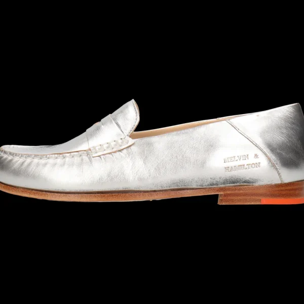 Melvin & Hamilton Loafers^Thea 3 Zilver