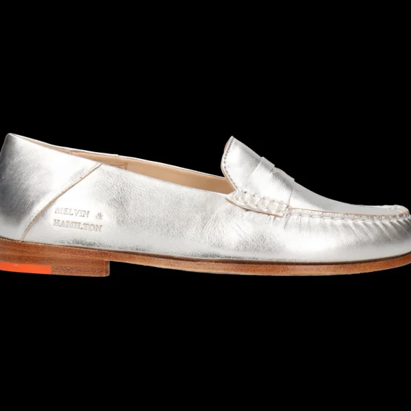 Melvin & Hamilton Loafers^Thea 3 Zilver